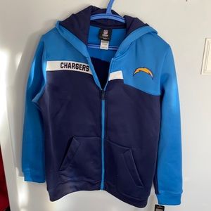 Chargers Youth Size Large Jacket. NWT